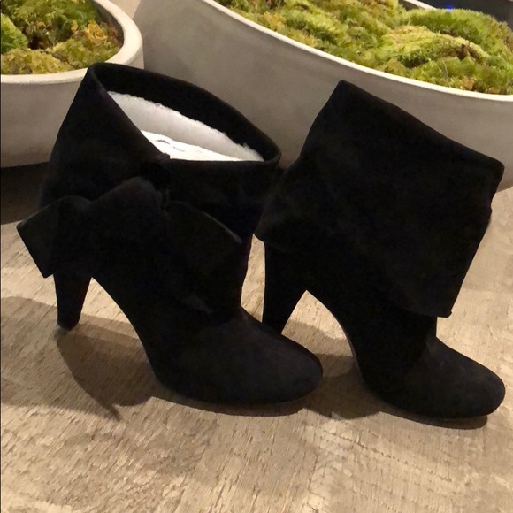 valentino suede booties